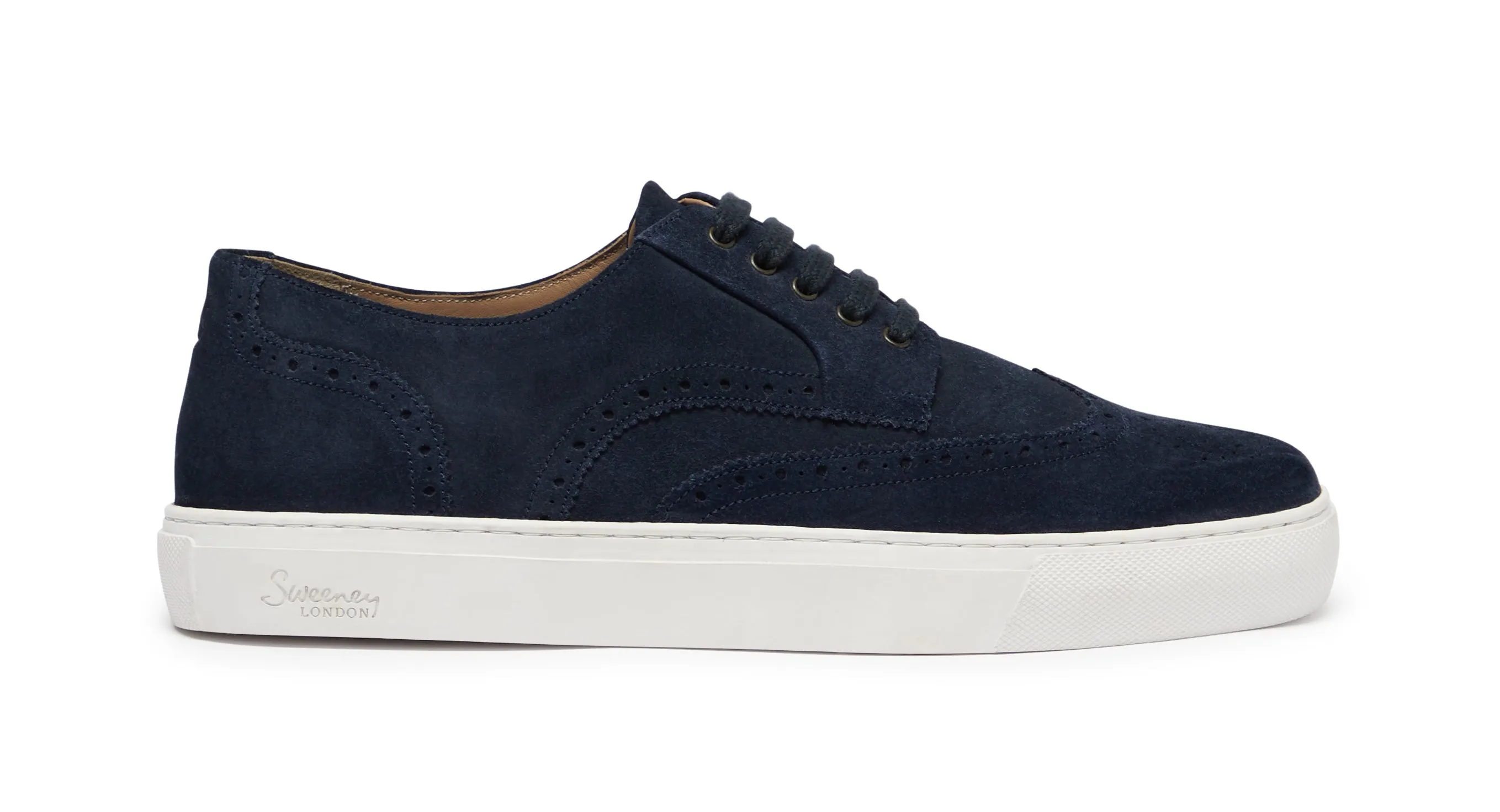 Burwell Navy Suede