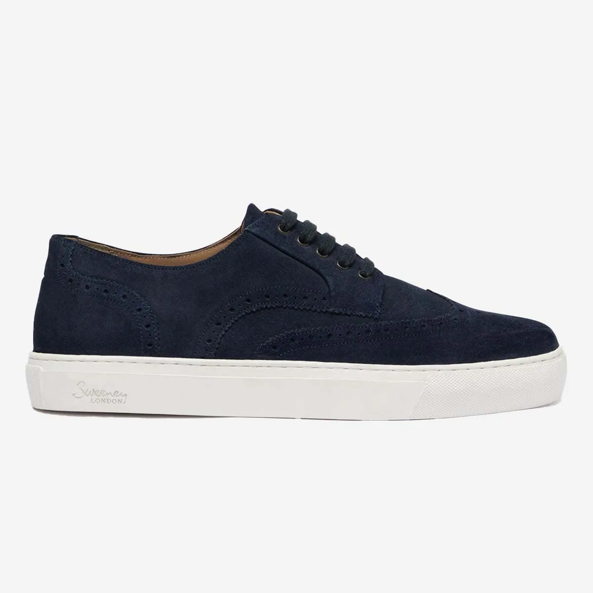 Burwell Navy Suede