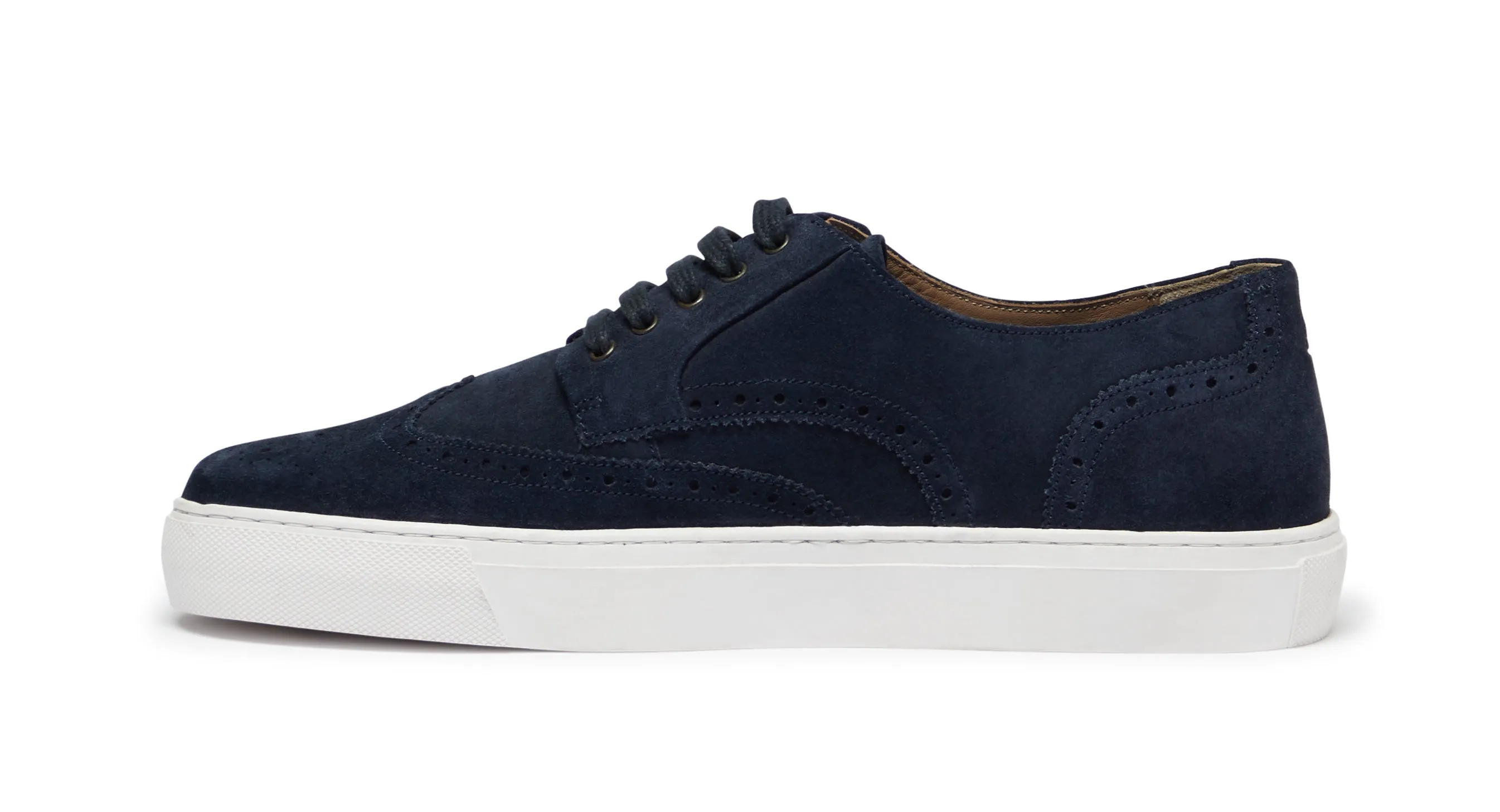Burwell Navy Suede
