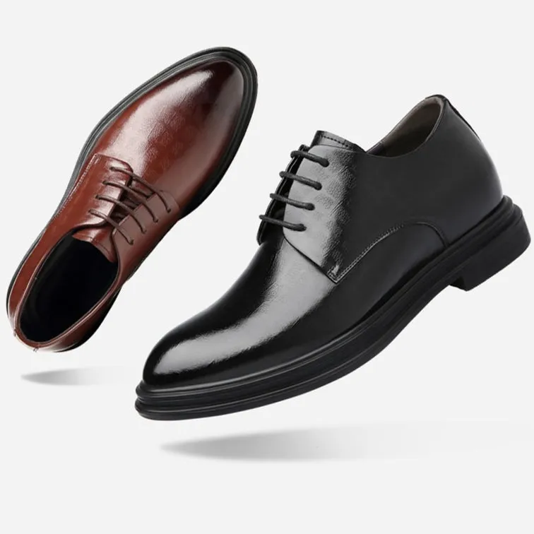Business Dress Formal Men's Shoes Elevator Heightening Instantly Boost Tall Height 3cm / 8cm
