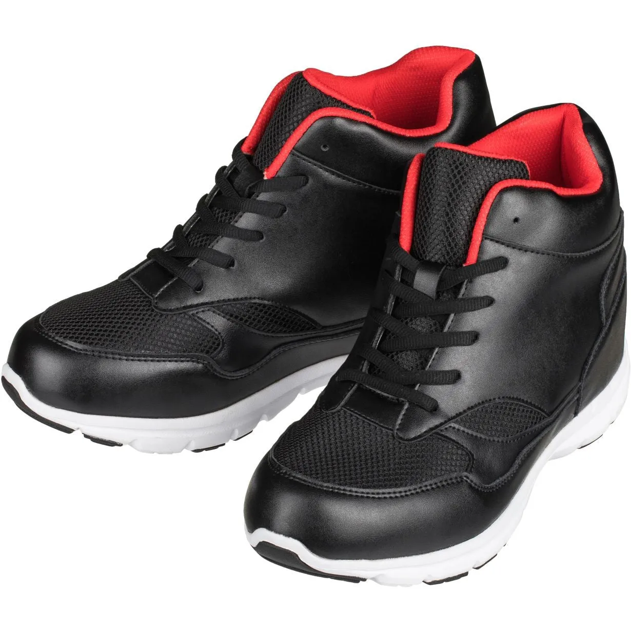 CALTO Leather High-Top Sneakers - Four Inches - G3332