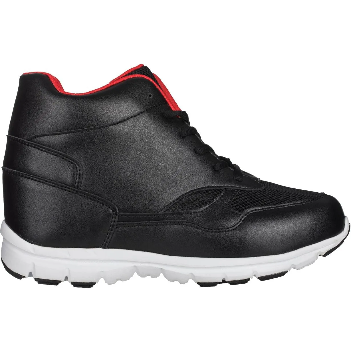 CALTO Leather High-Top Sneakers - Four Inches - G3332