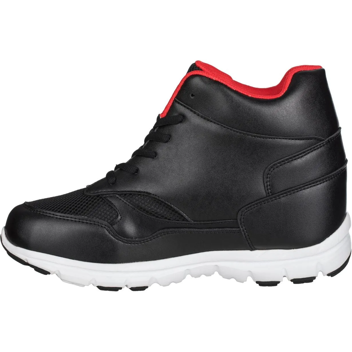CALTO Leather High-Top Sneakers - Four Inches - G3332