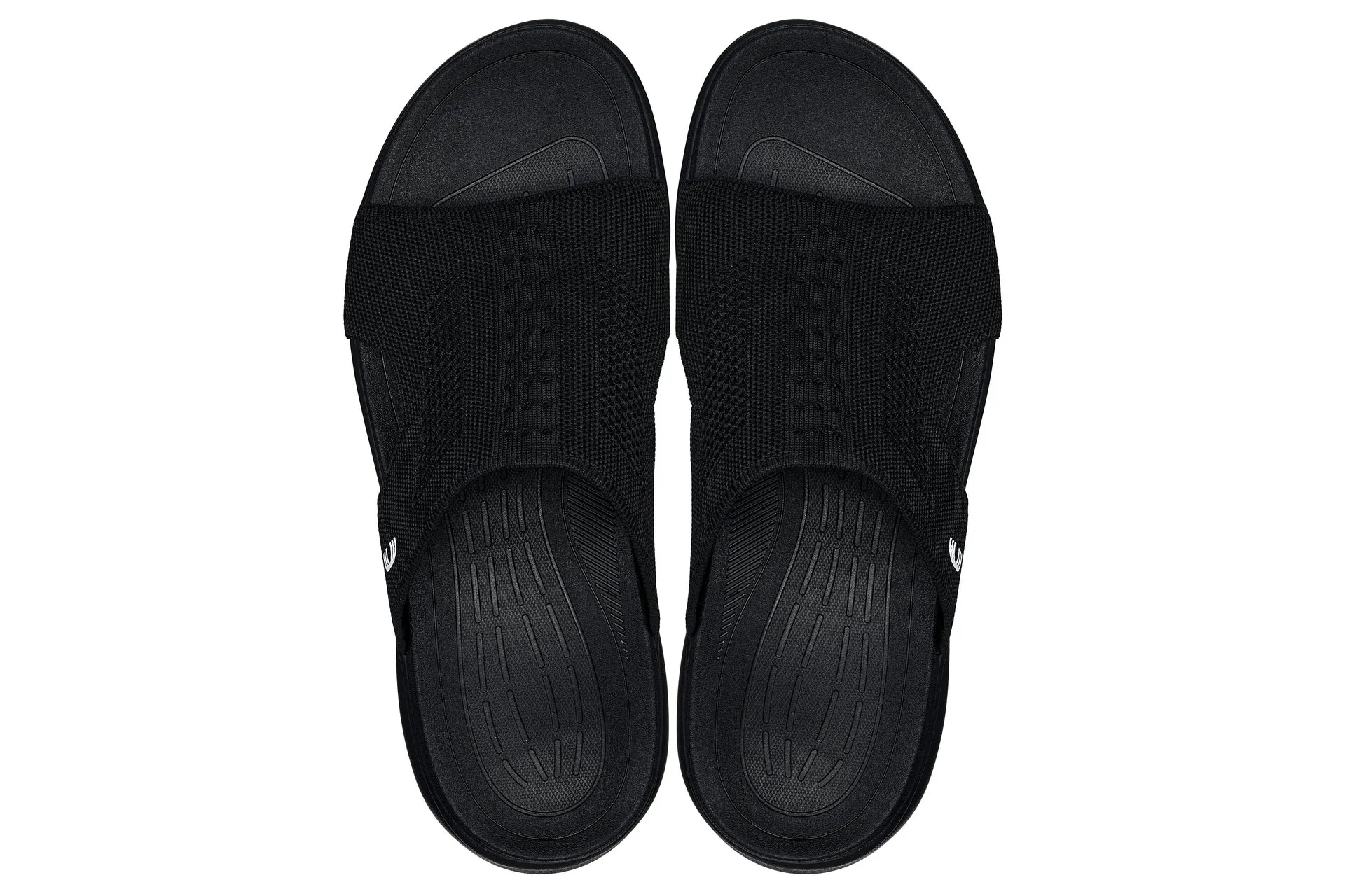 CALTO - X1657 - 2 Inches Taller (Black/Knitted Black)