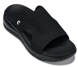 CALTO - X1657 - 2 Inches Taller (Black/Knitted Black)