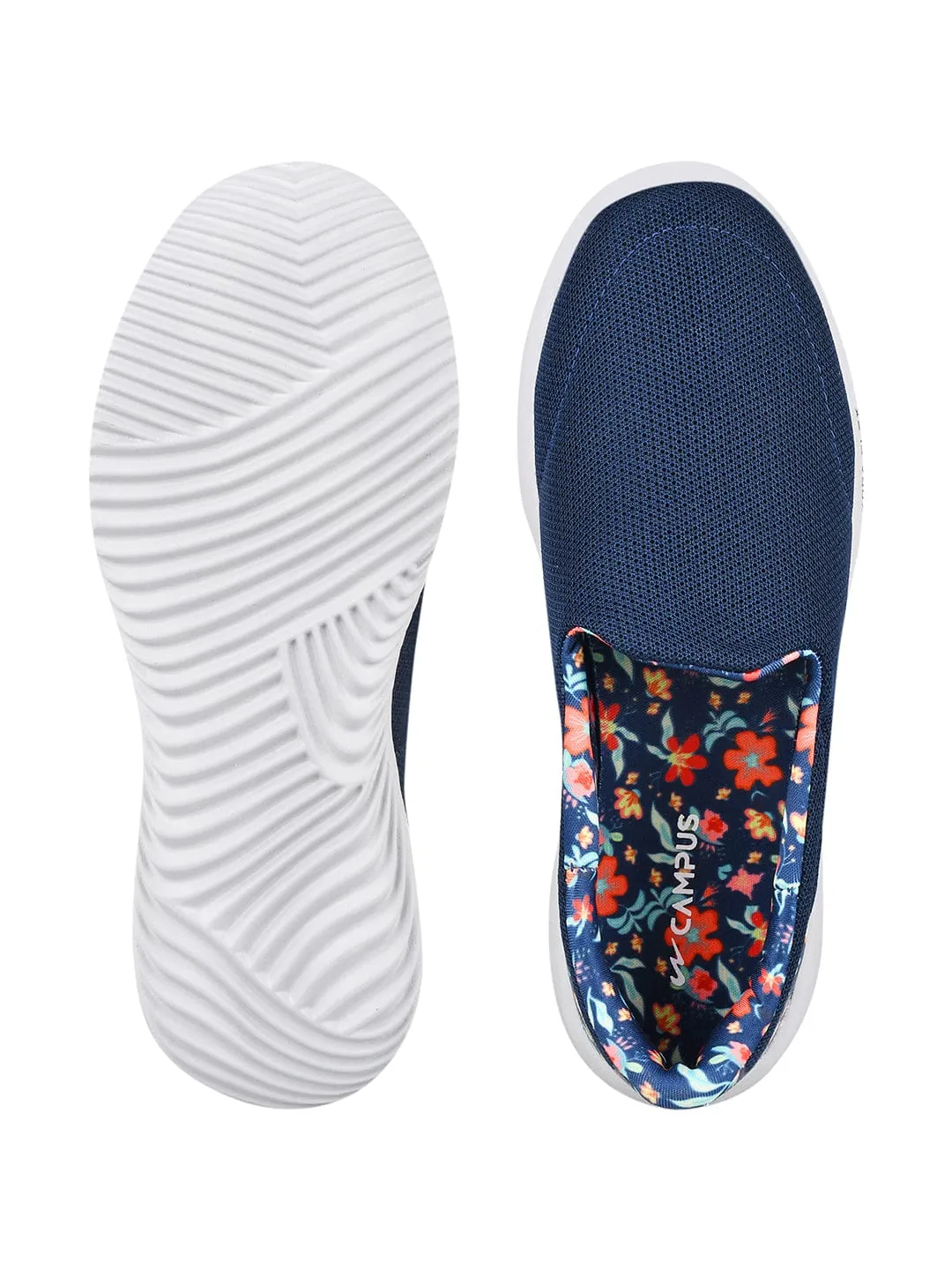 CAMP JEX Blue Women's Slip-ons