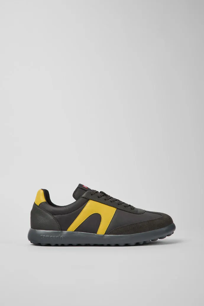 Camper Men's K100546 Pelotas XLite Textile Leather Sneakers Grey