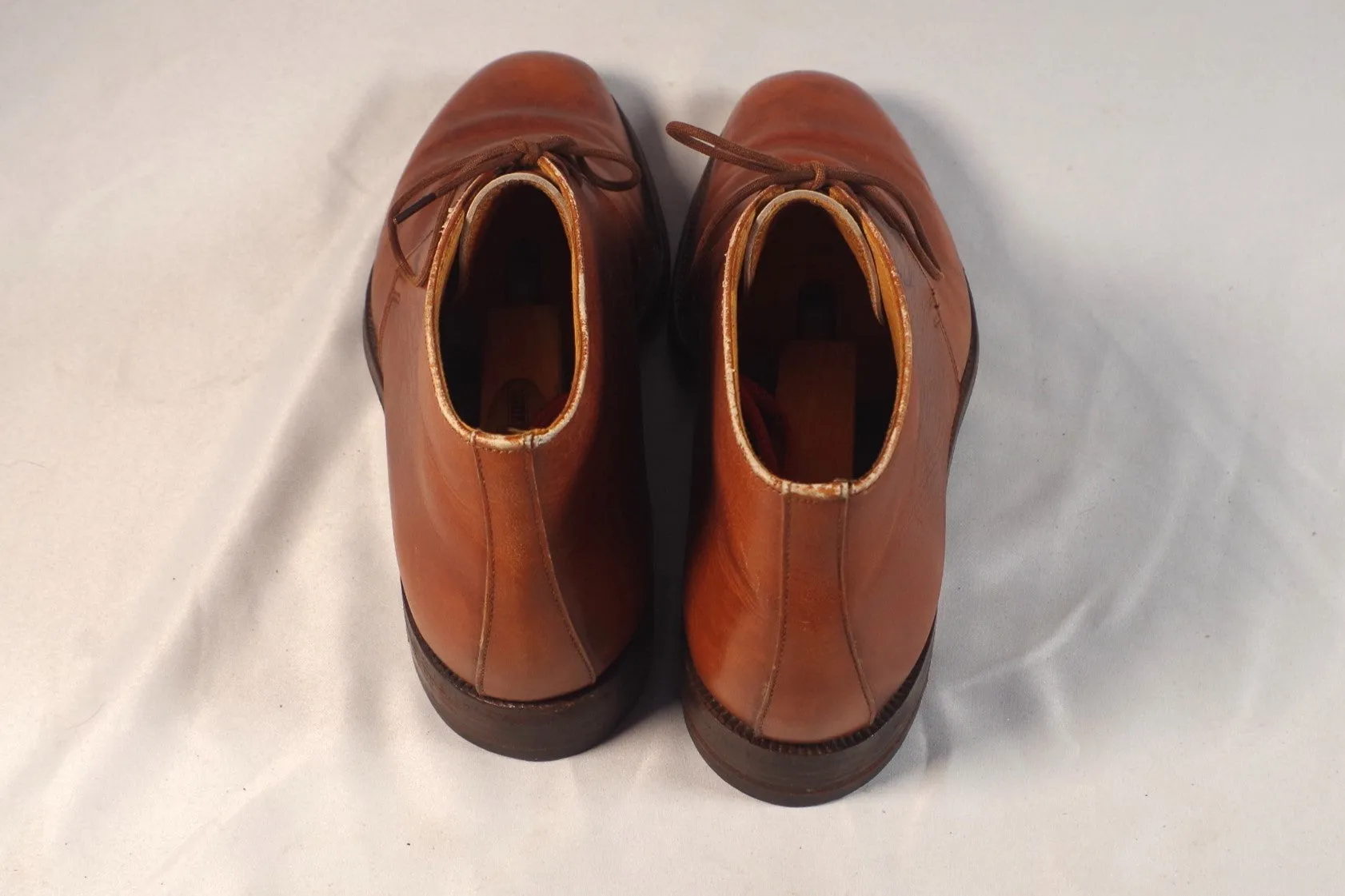 Carroll & Co English Leather Plain Toe Chukka Boots - Size 7D