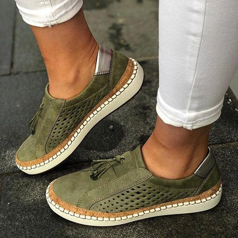 Casual Shoes Slip-On Sneaker Woman Ladies Comfortable Lady Loafers