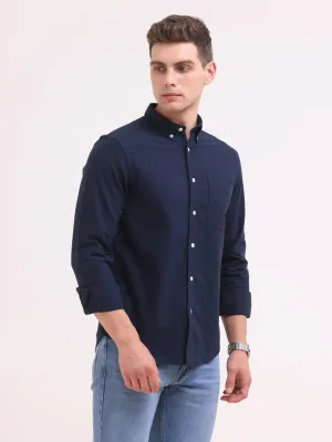 Celest Oxford Shirt - Navy Blue
