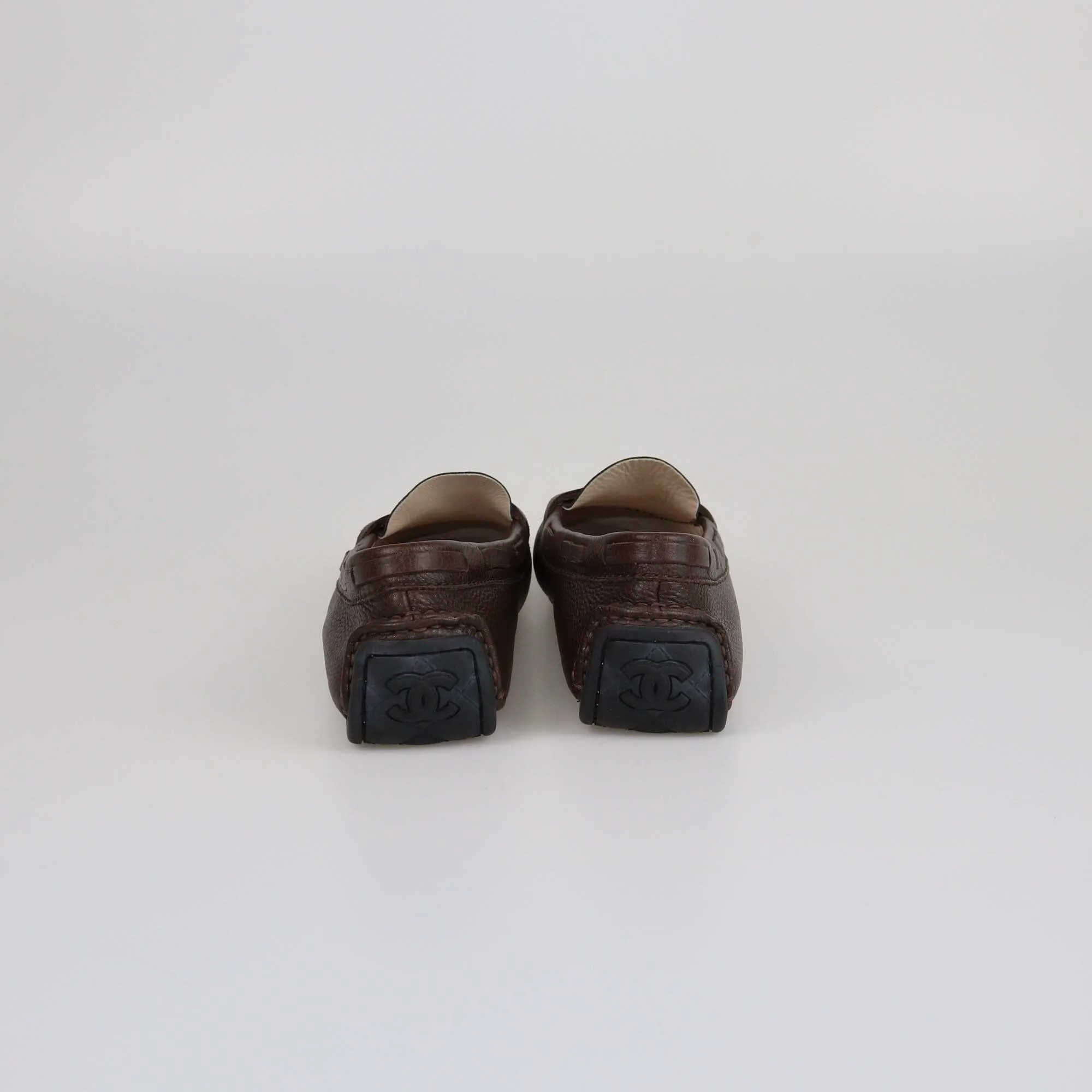 Chanel Brown Tassel Loafers