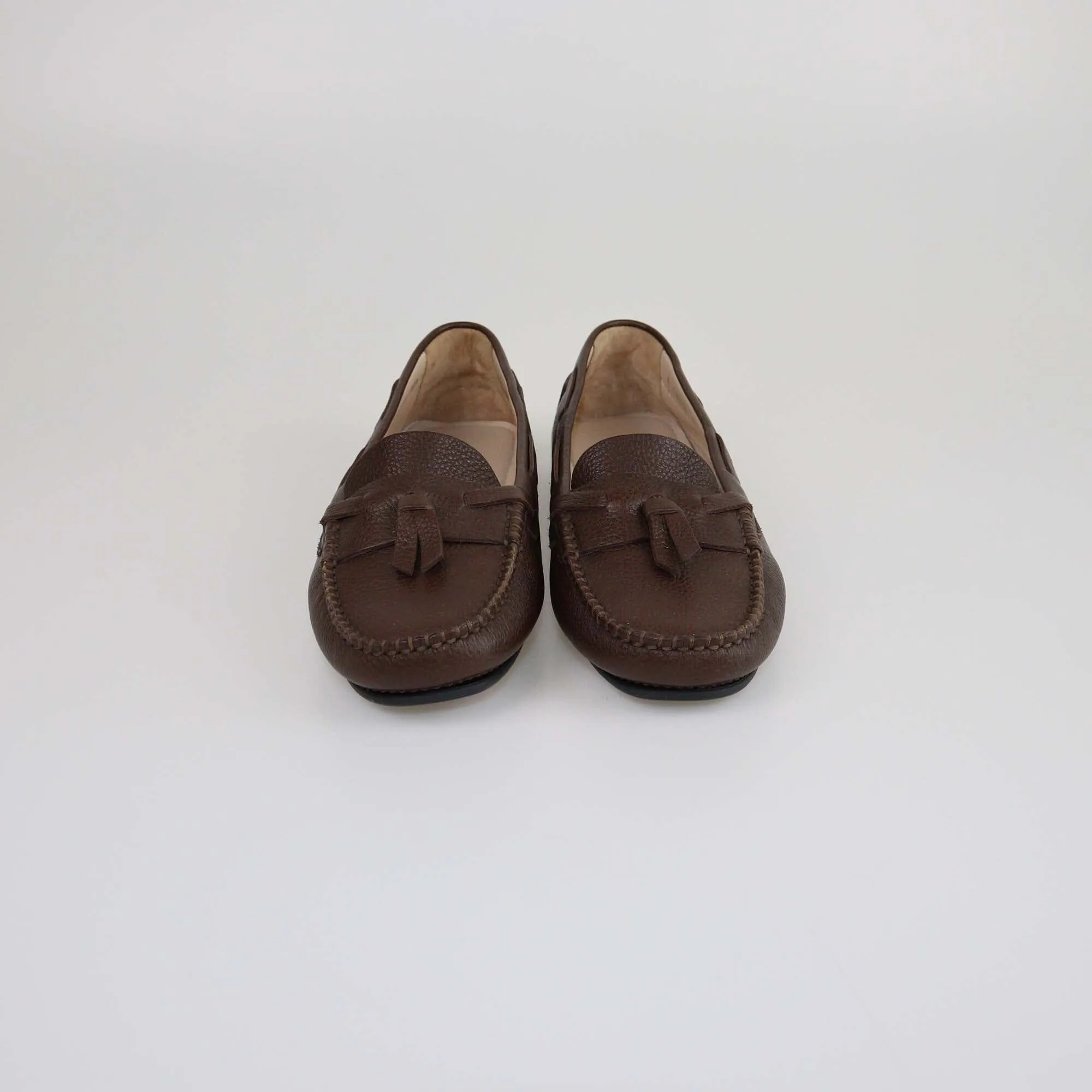 Chanel Brown Tassel Loafers