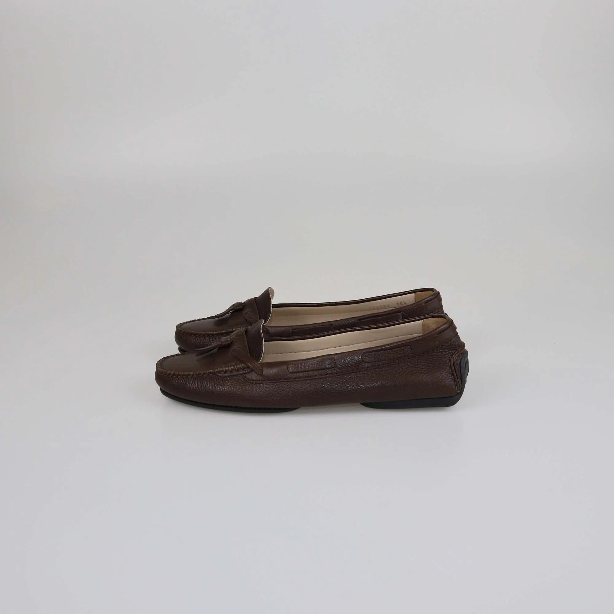 Chanel Brown Tassel Loafers