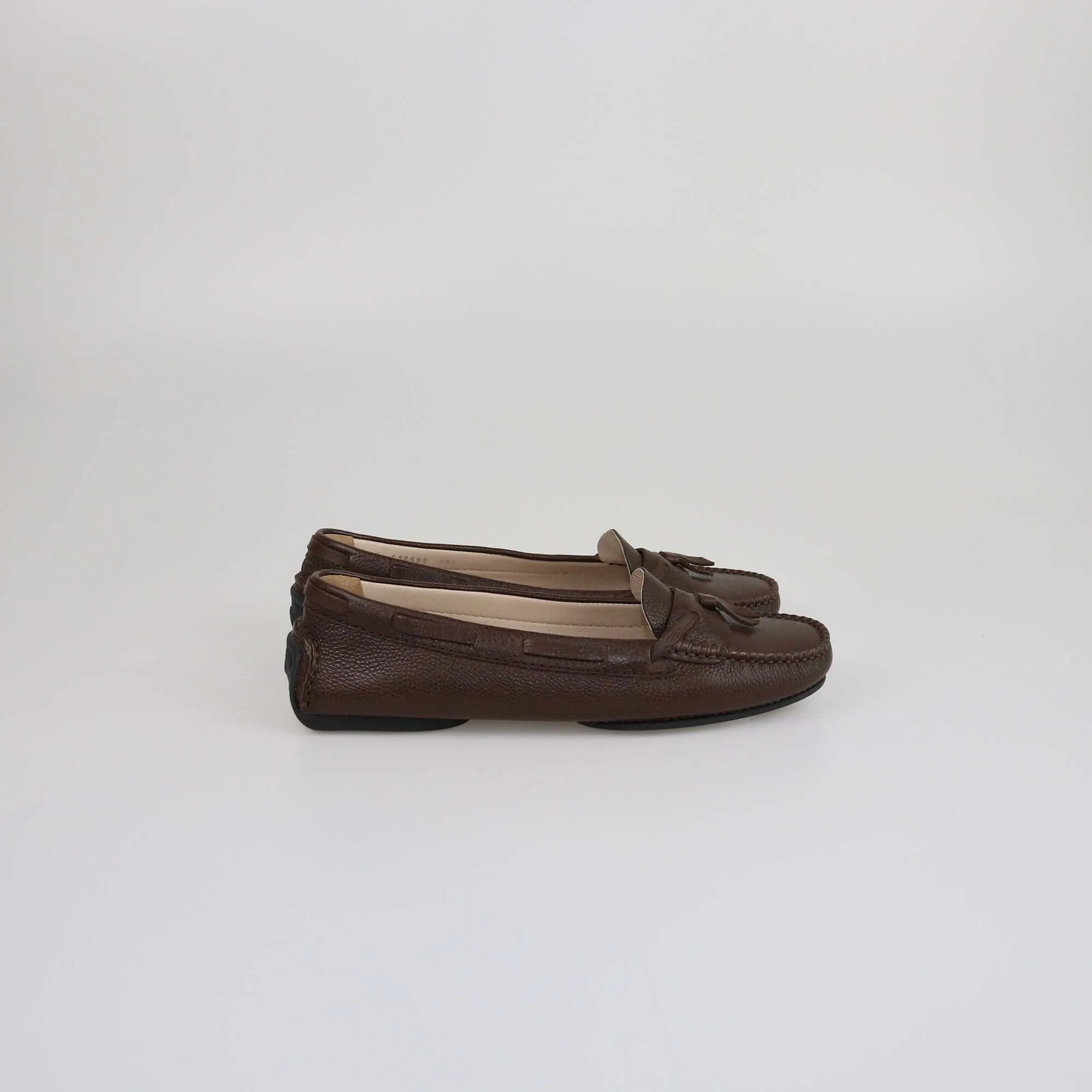 Chanel Brown Tassel Loafers