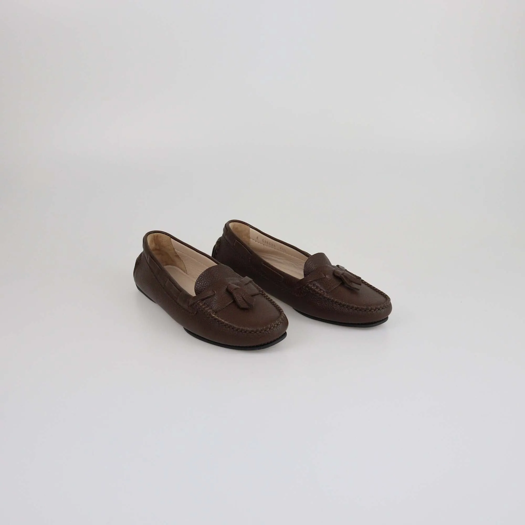 Chanel Brown Tassel Loafers