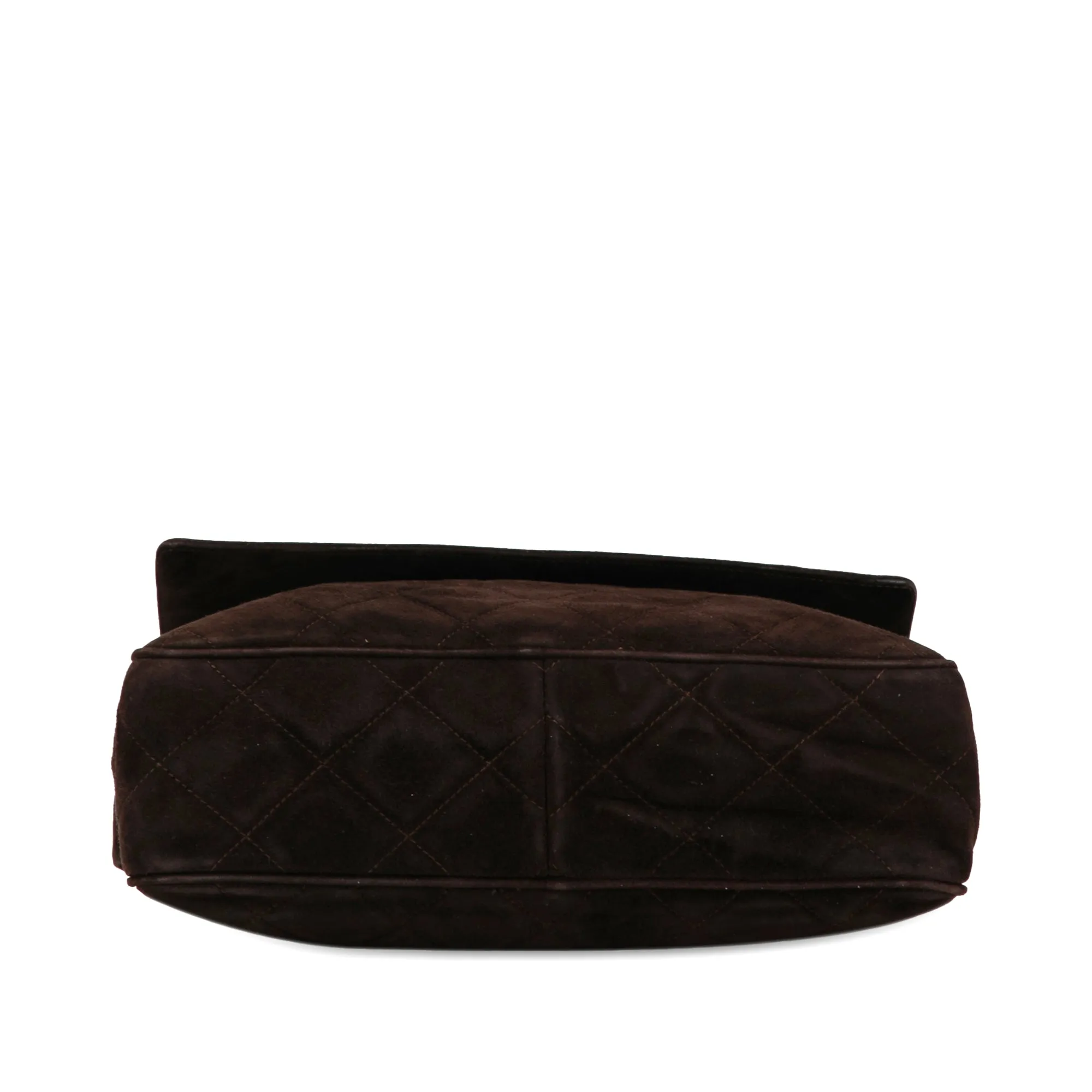 Chanel CC Quilted Suede Tassel Camera Bag