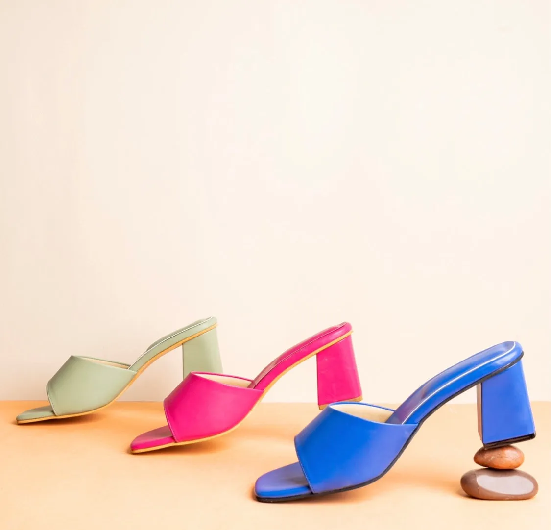 Charlotte Ink Blue Heels