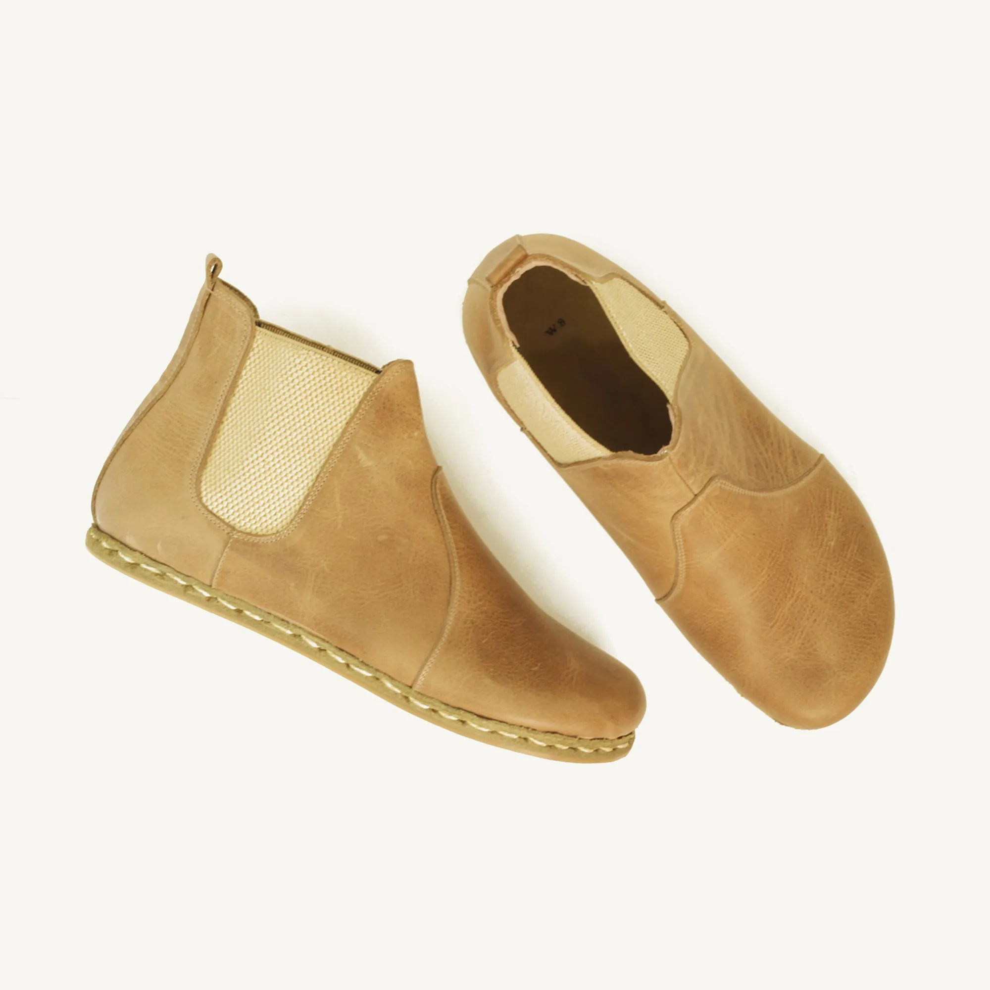 Chelsea Barefoot Boots Crazy Vision Handmade Men's