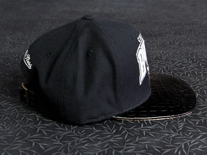 Chicago Bulls Gator / Snakeskin Strapback