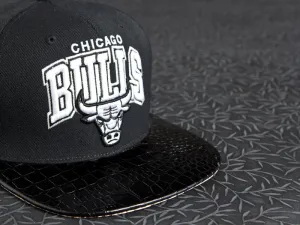 Chicago Bulls Gator / Snakeskin Strapback