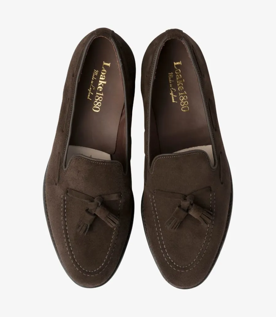 Choc Brown Suede Loafer
