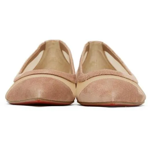 Christian Louboutin Beige Galativi Flats