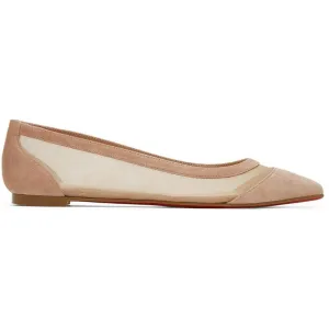 Christian Louboutin Beige Galativi Flats