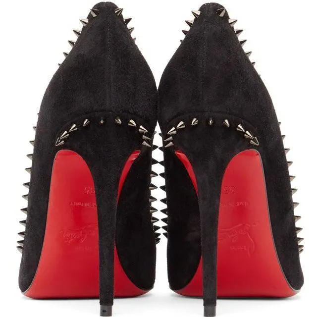 Christian Louboutin Black Anjalina 100 Heels