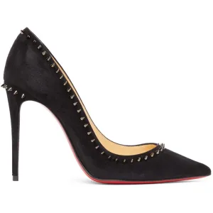 Christian Louboutin Black Anjalina 100 Heels