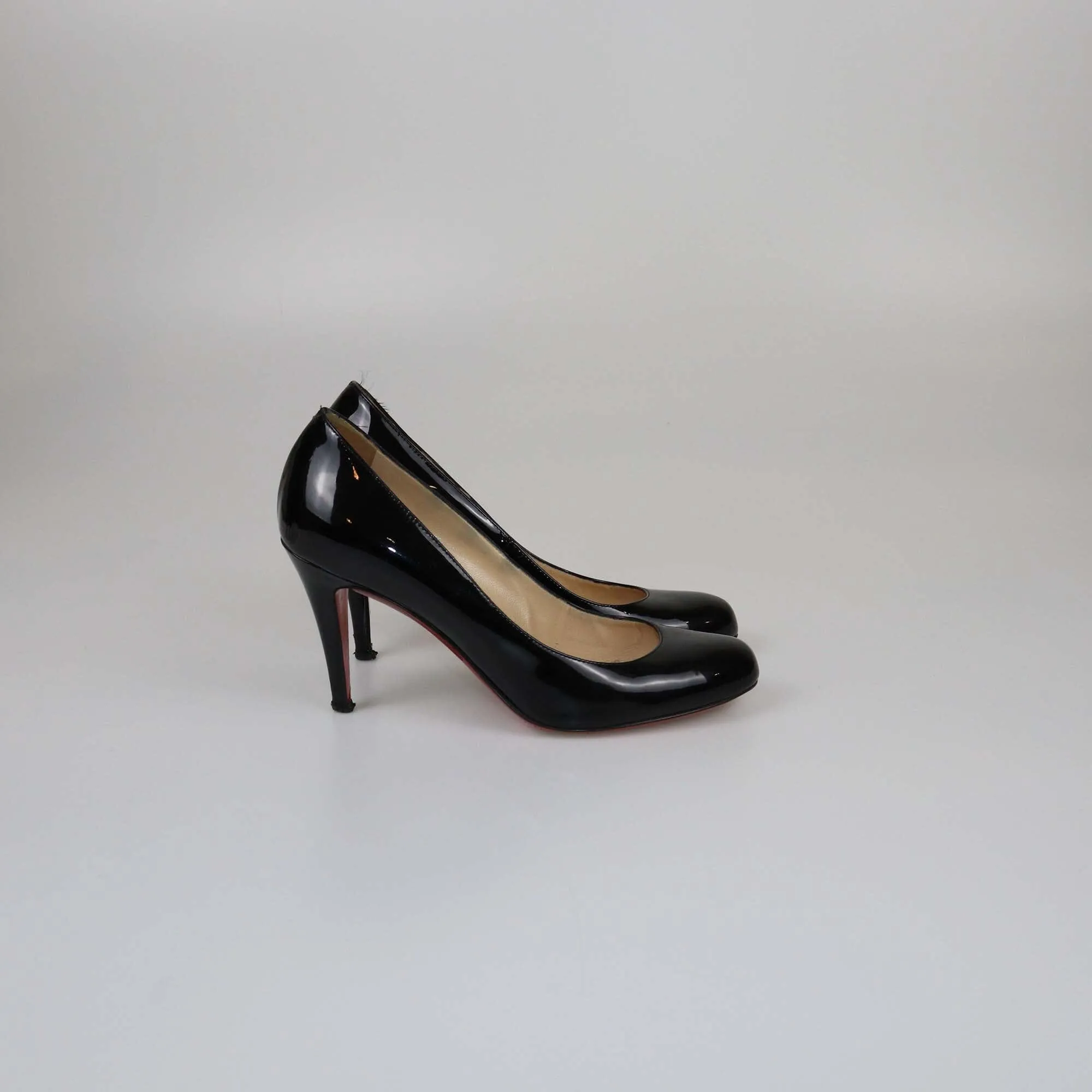 Christian Louboutin Black Simple Pumps