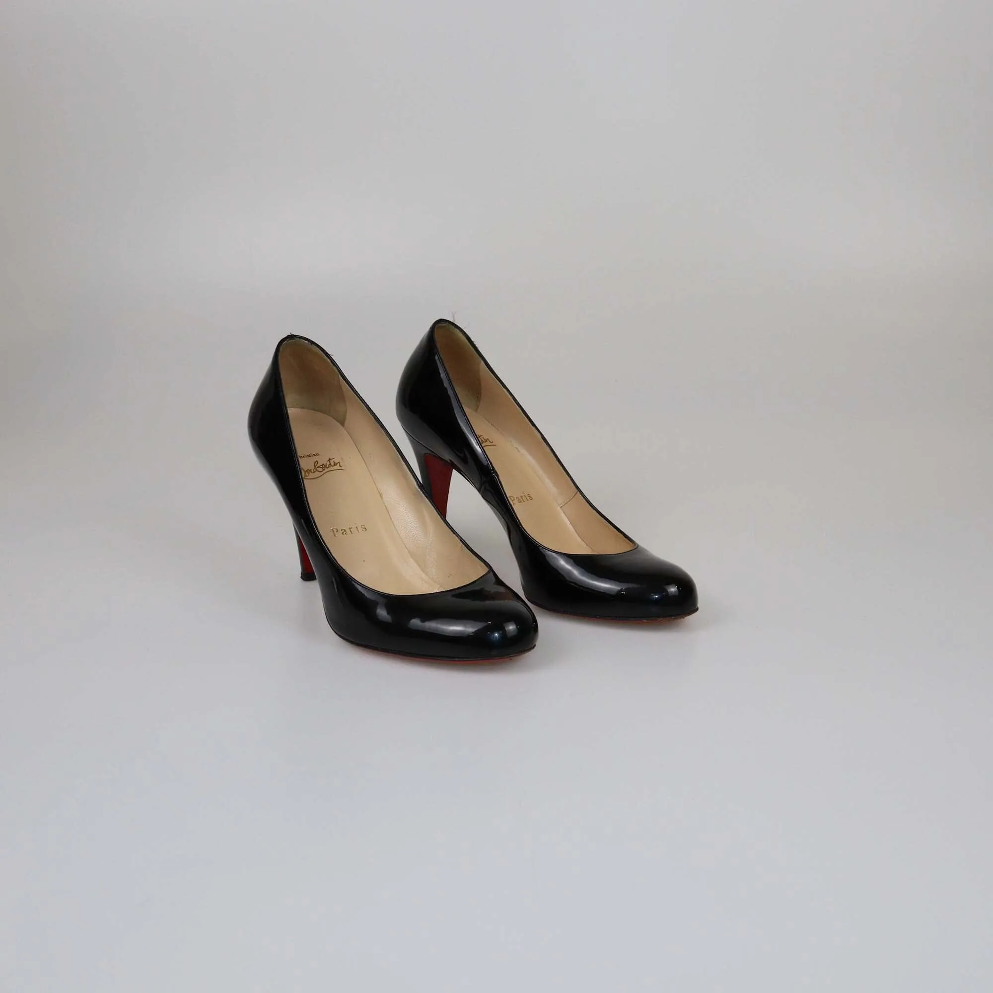 Christian Louboutin Black Simple Pumps