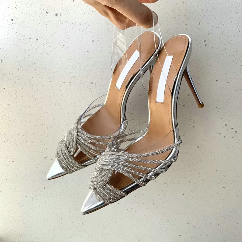 Clarkia Rhinestone Sandals