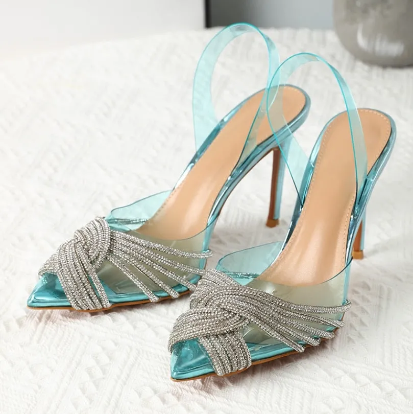 Clarkia Rhinestone Sandals
