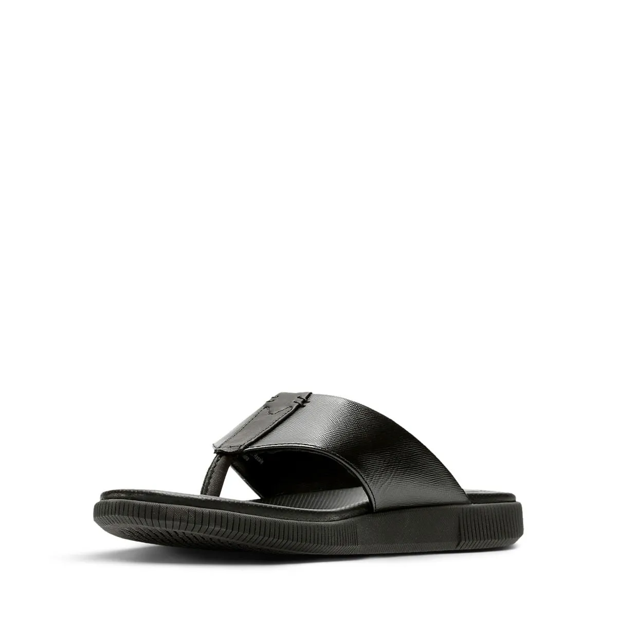 Clarks Mens "Vine" Oak Black - Sandal