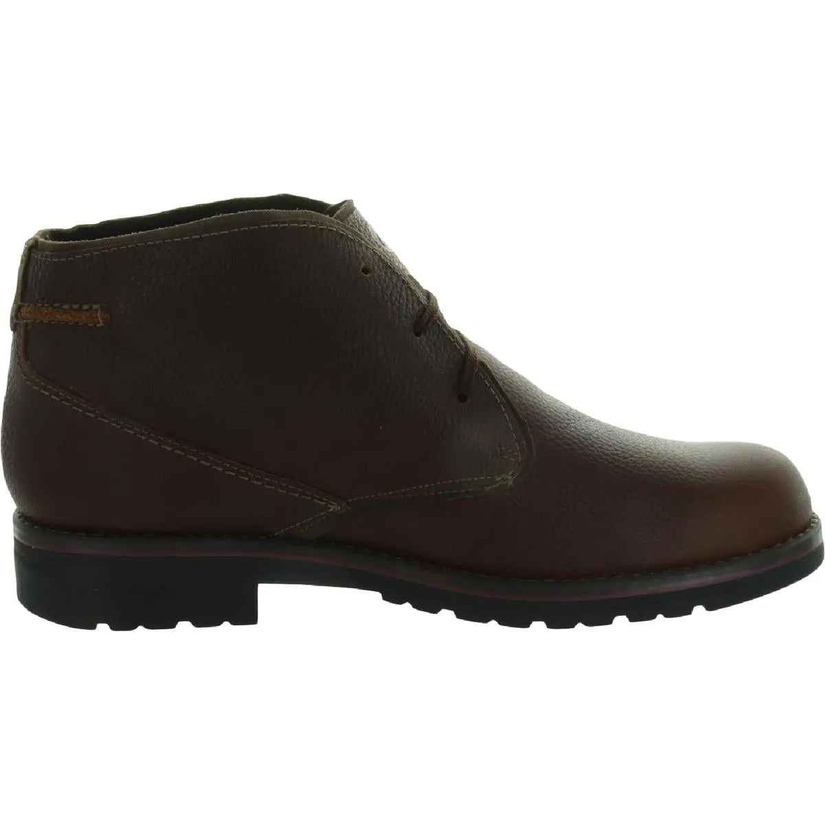 Clarks Morris Lace Men's Tumbled Leather Round Toe Chukka Boots