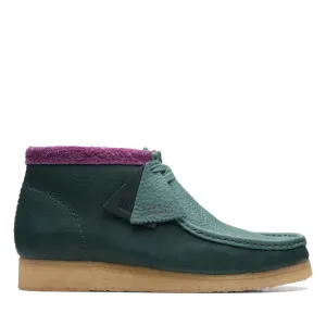 Clarks Originals Wallabee Boot Men's Green Purple Combi Leather 26168831