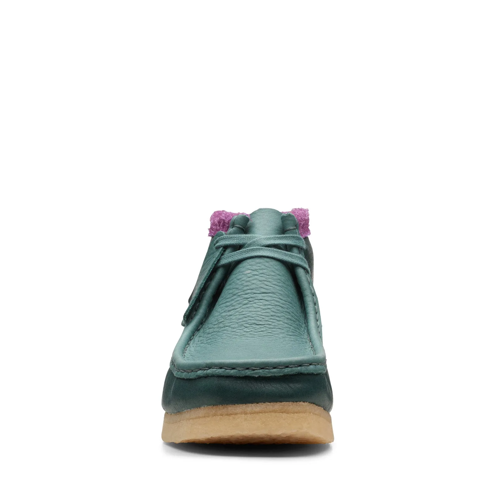 Clarks Originals Wallabee Boot Men's Green Purple Combi Leather 26168831