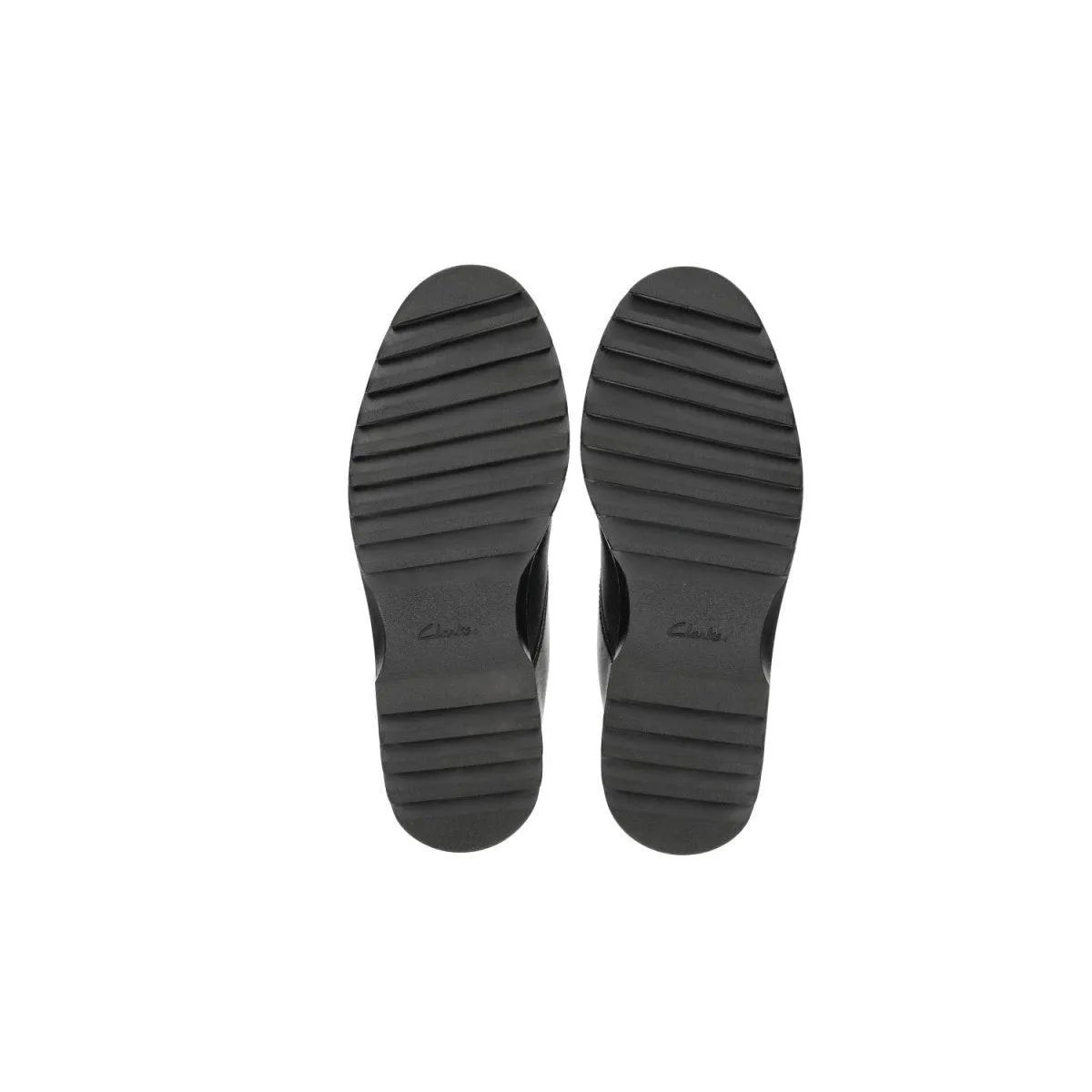 Clarks School Lace-Up Shoes Leather Black Colour For Kids