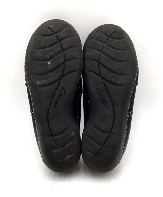 Clarks Women's Channing Ann 22545 Black Loafer Flats - Size 10XW