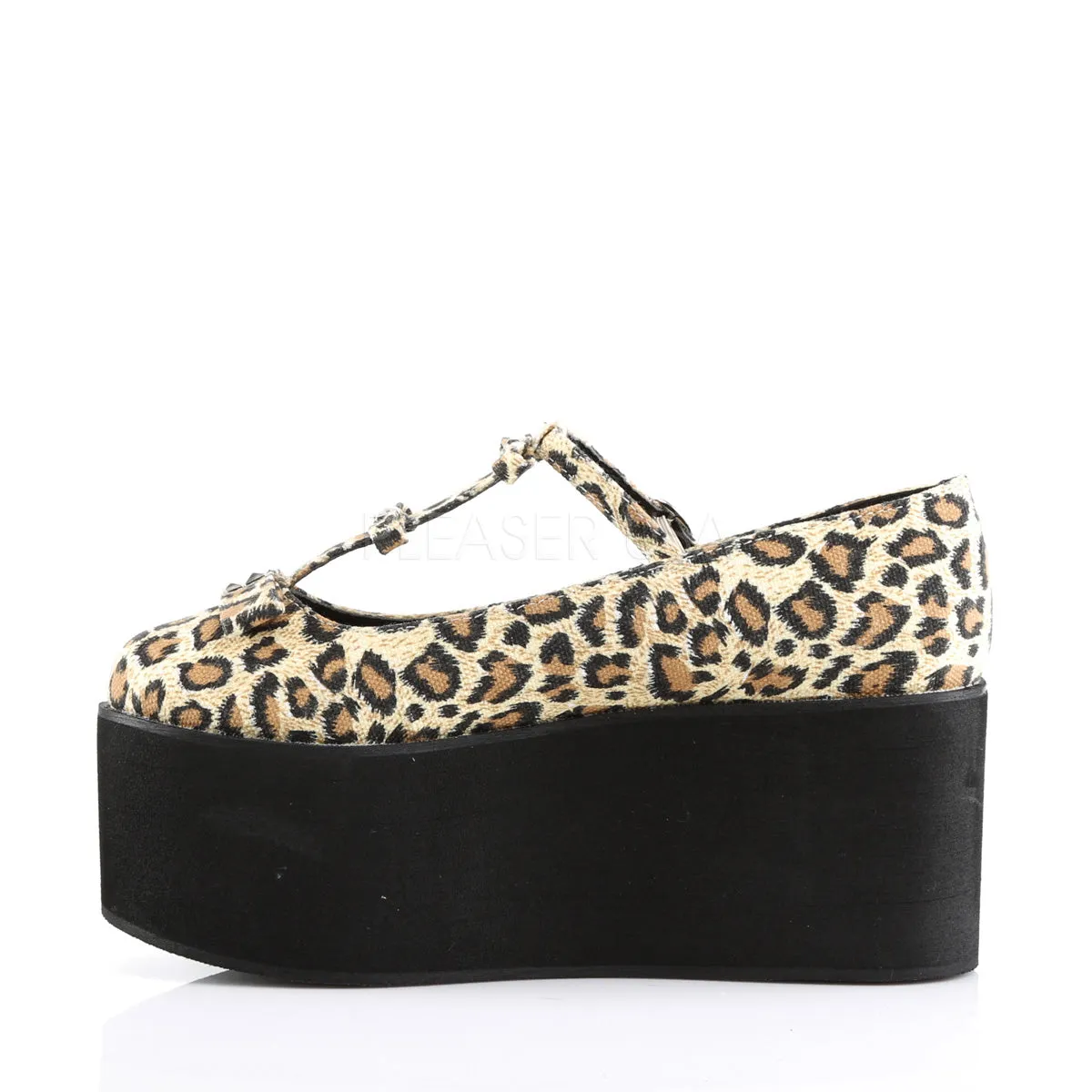 CLICK-08  Leopard Print Canvas