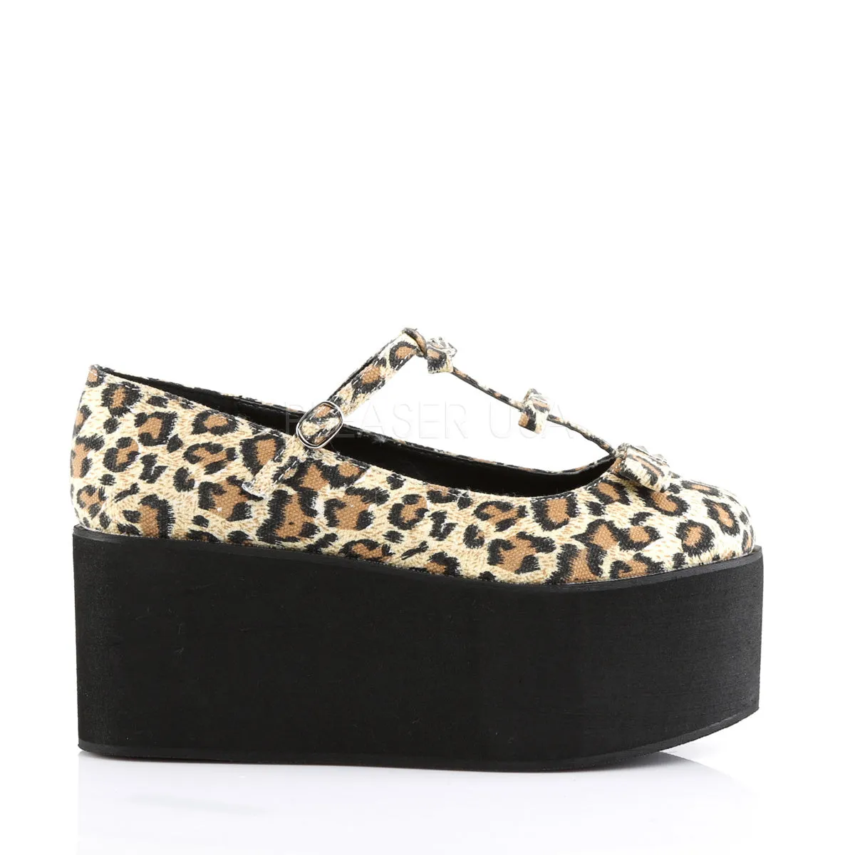 CLICK-08  Leopard Print Canvas