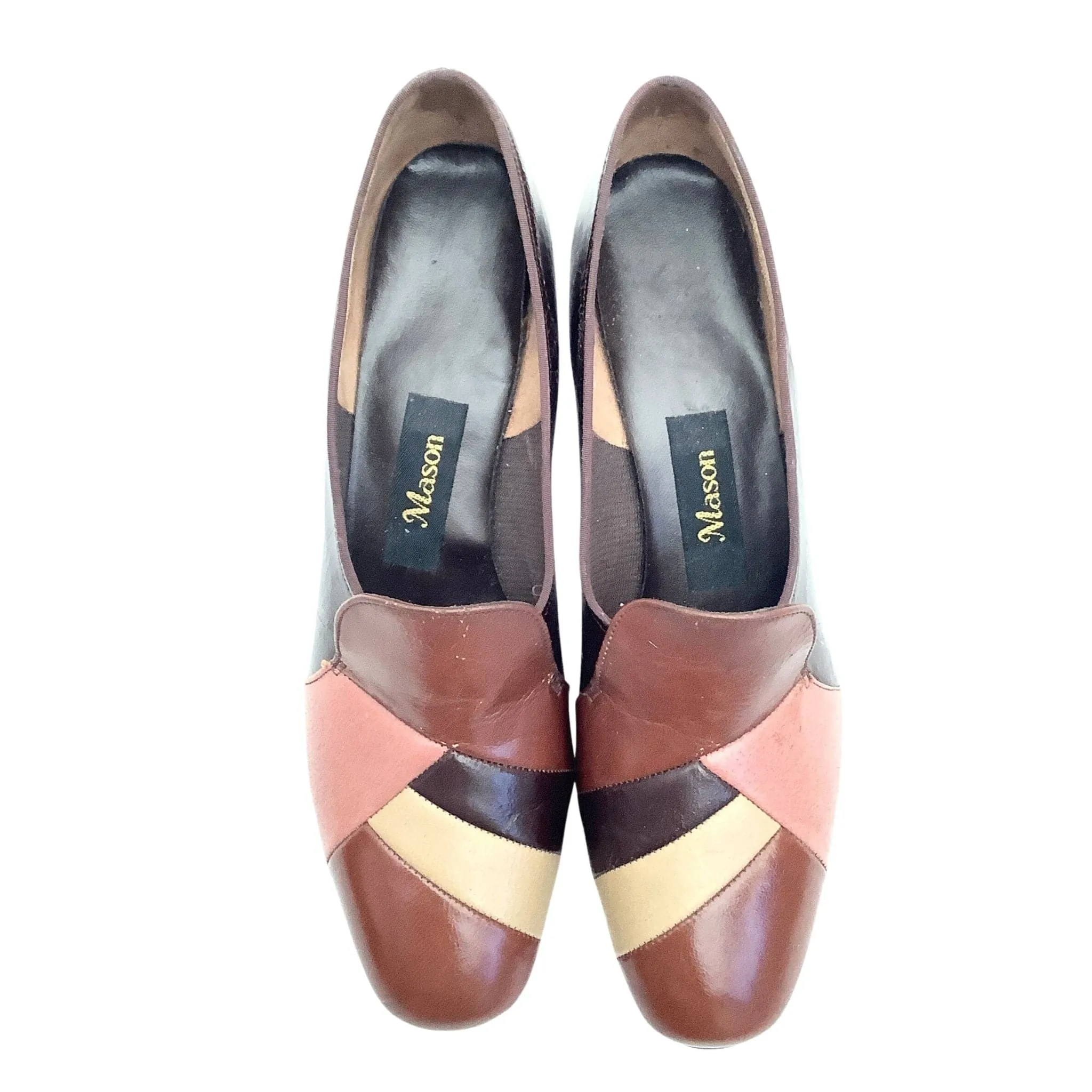 Color Block Heels