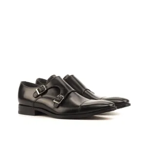 Como Cernobbio Men's Shoes Calf-Skin Leather Double Monk Strap (CM1004)