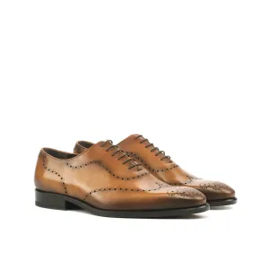 Como Torno Men's Shoes Calf-Skin Leather Whole-Cut Oxford (CM1011)