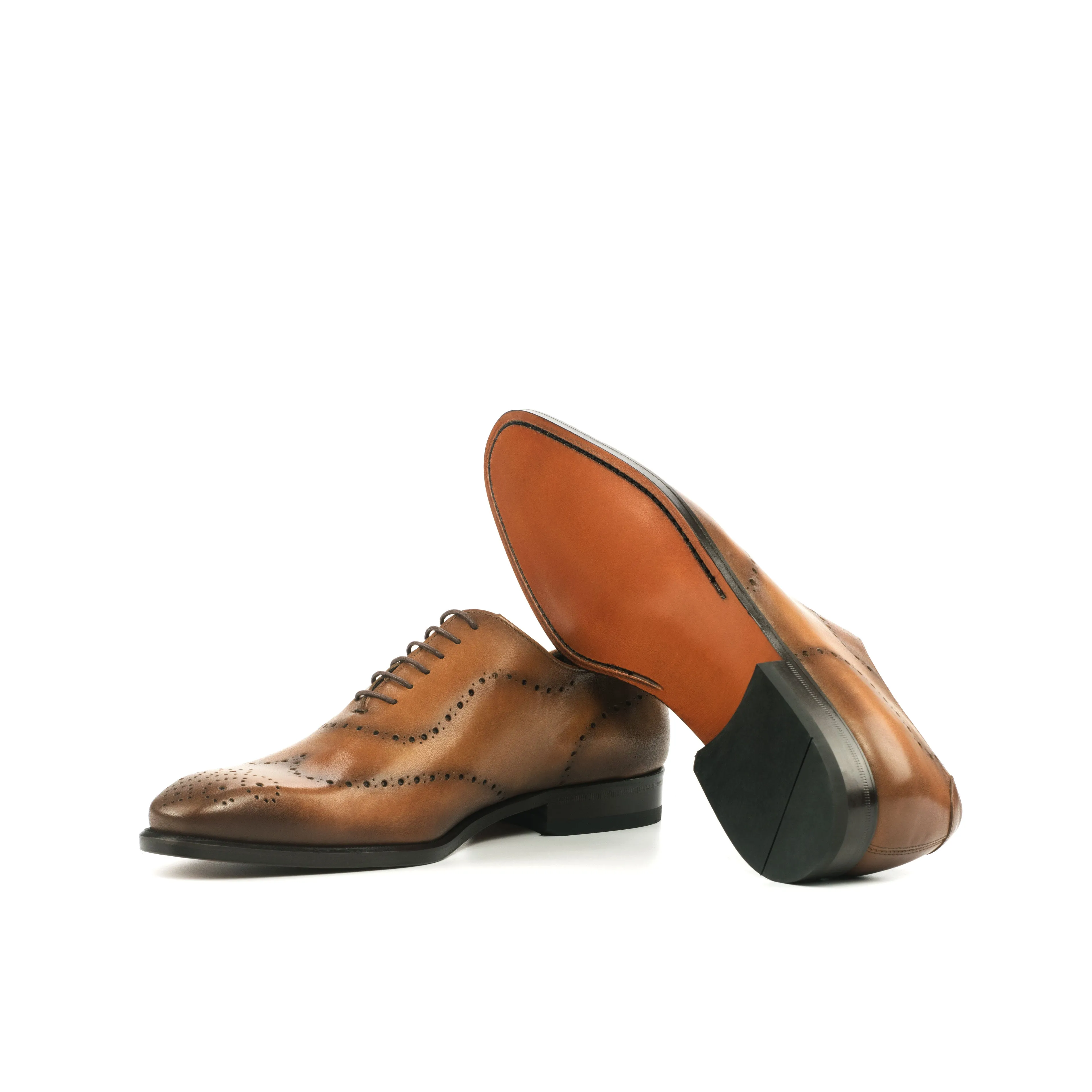 Como Torno Men's Shoes Calf-Skin Leather Whole-Cut Oxford (CM1011)
