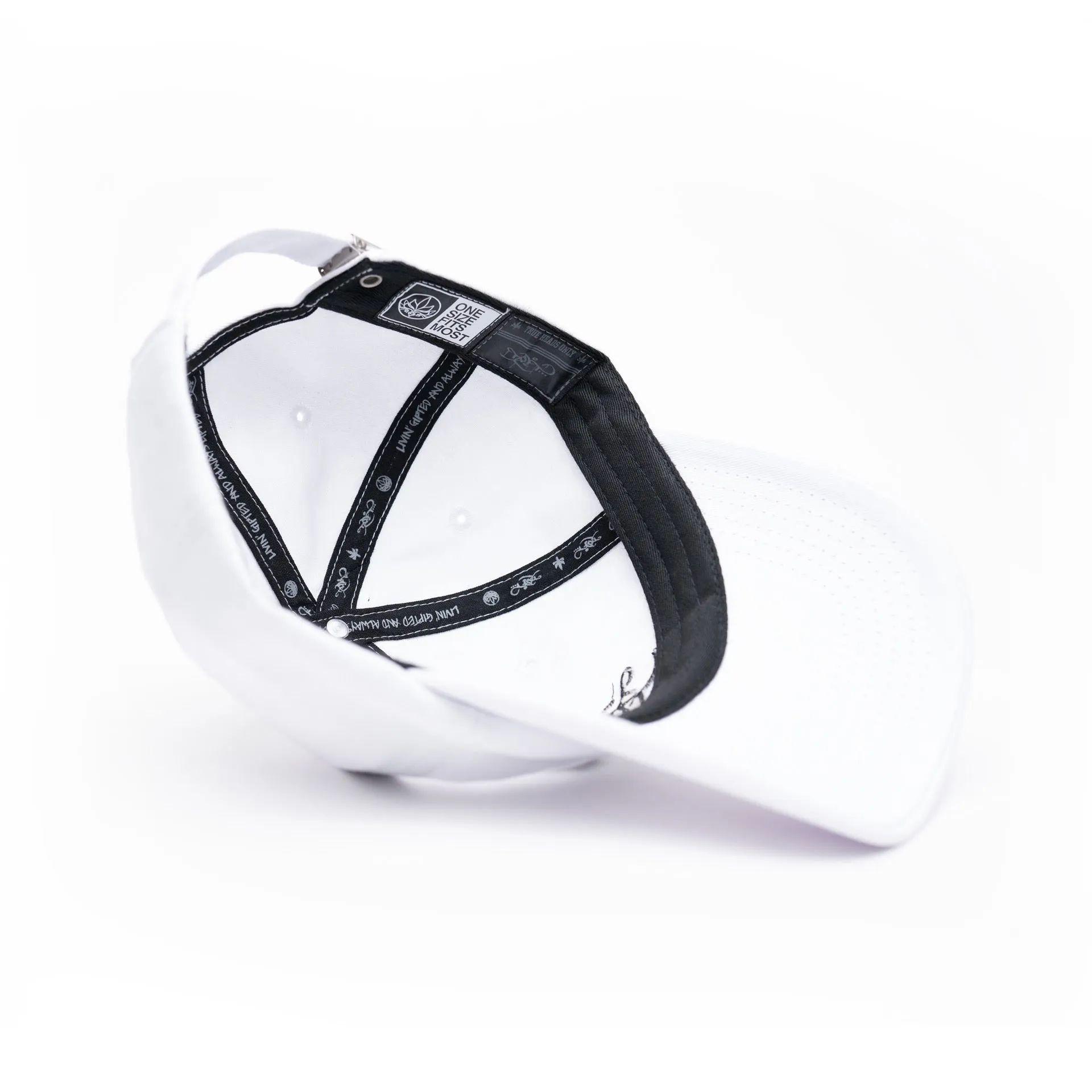Dad Hat - Leaf - White/Black