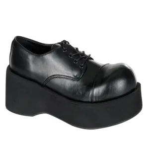 DANK-101 DemoniaCult Black Vegan Leather Sexy Women's Heels & Platform Shoes (Alternative Footwear)