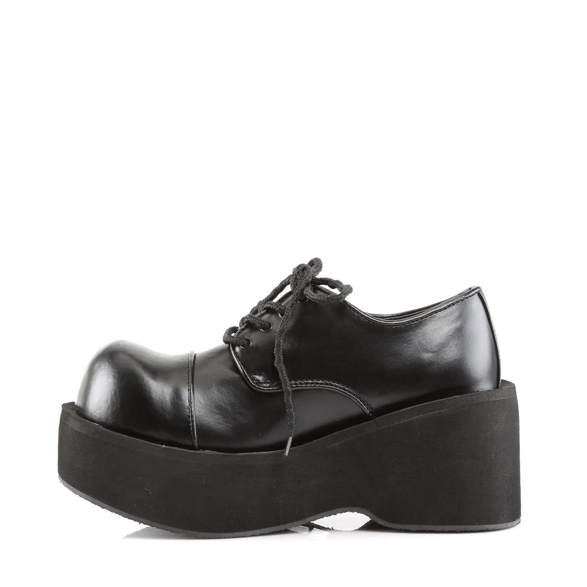 DANK-101 DemoniaCult Black Vegan Leather Sexy Women's Heels & Platform Shoes (Alternative Footwear)