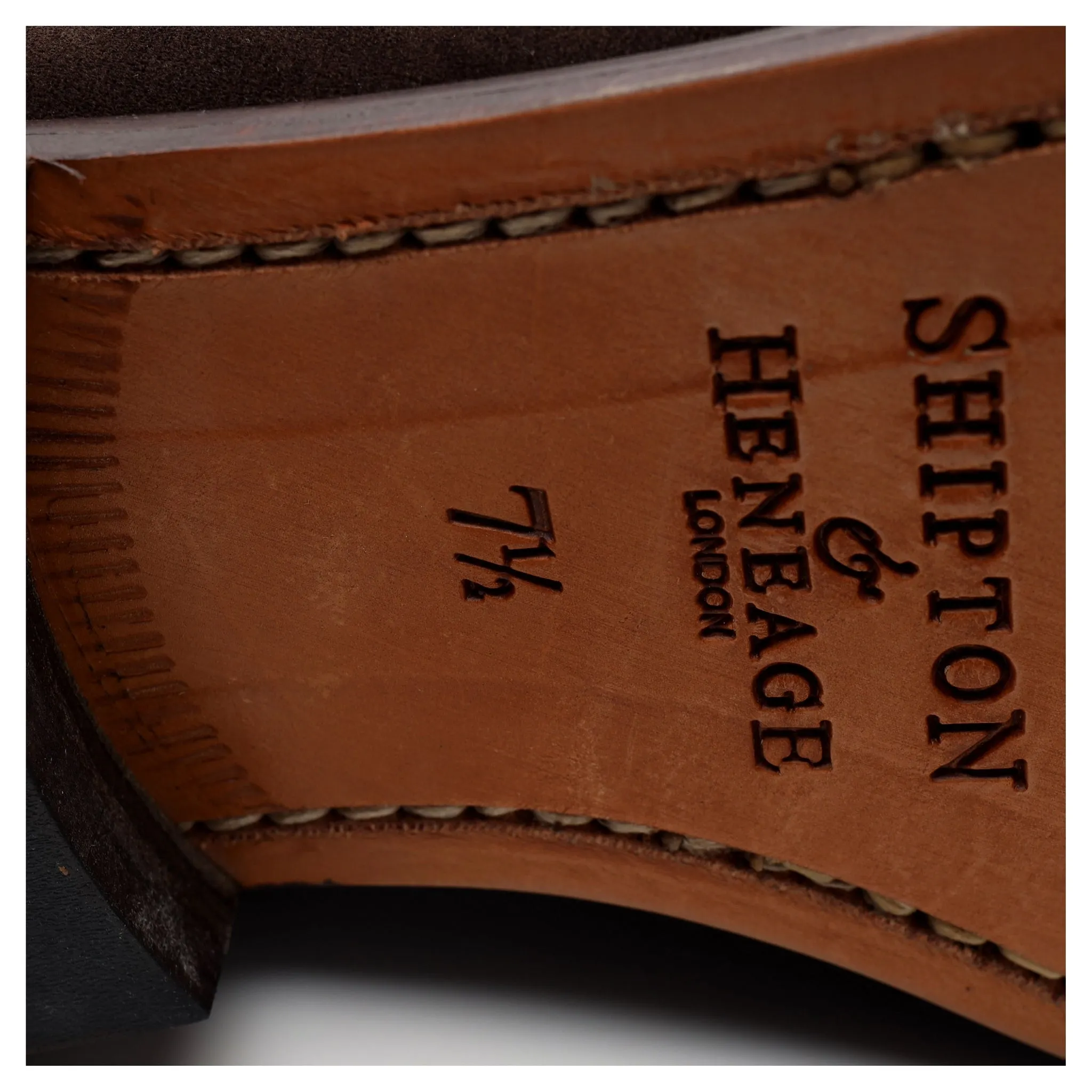 'Dart' Dark Brown Suede Tassel Loafer UK 7.5