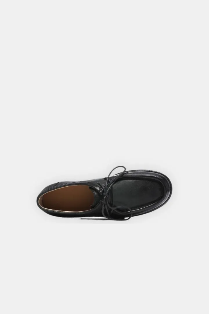 Derby Leather Lace-Up Shoes